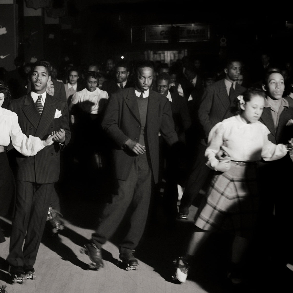 South Side Chicago Roller Skating, 1941, Russell Lee Historical Pix