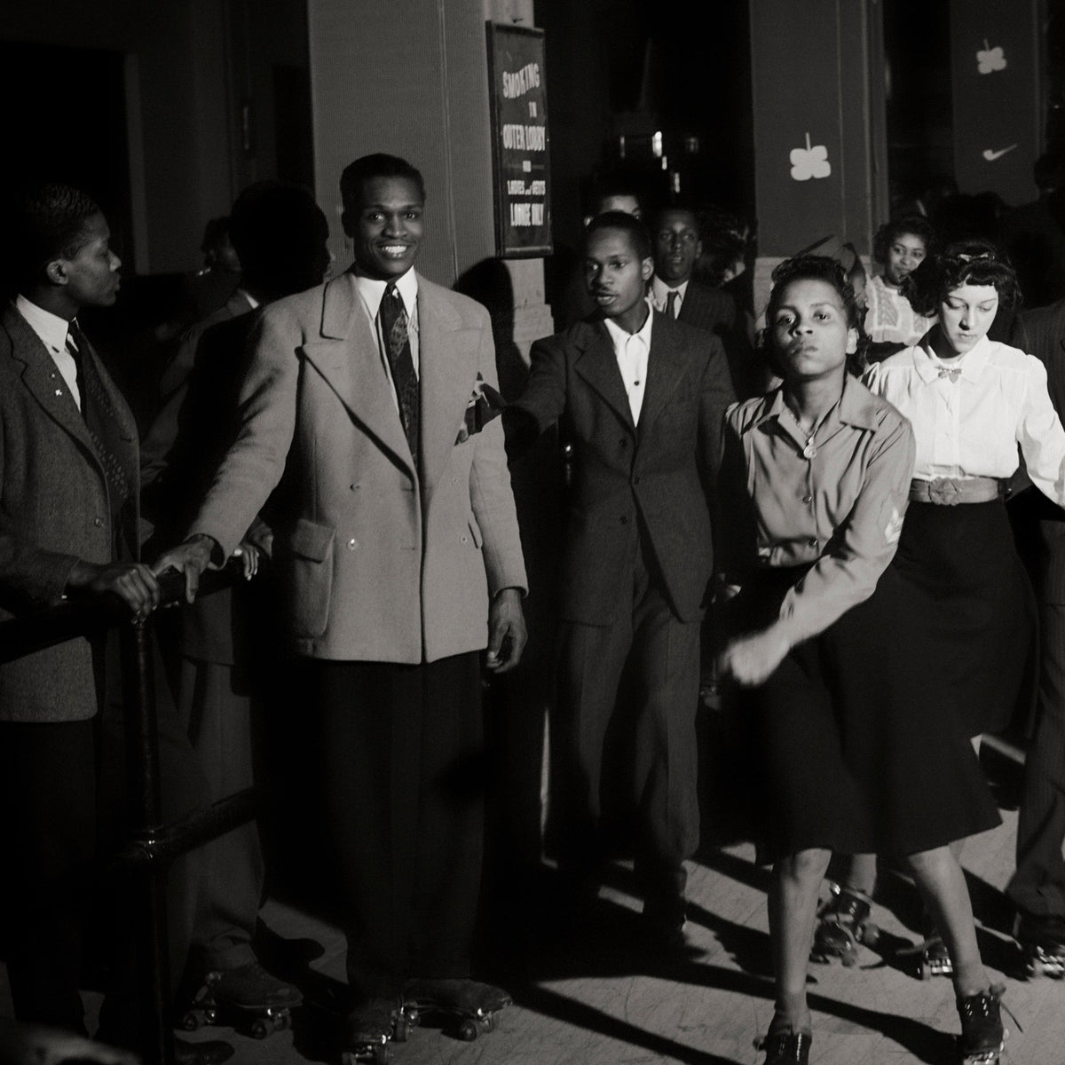 South Side Chicago Roller Skating, 1941, Russell Lee Historical Pix