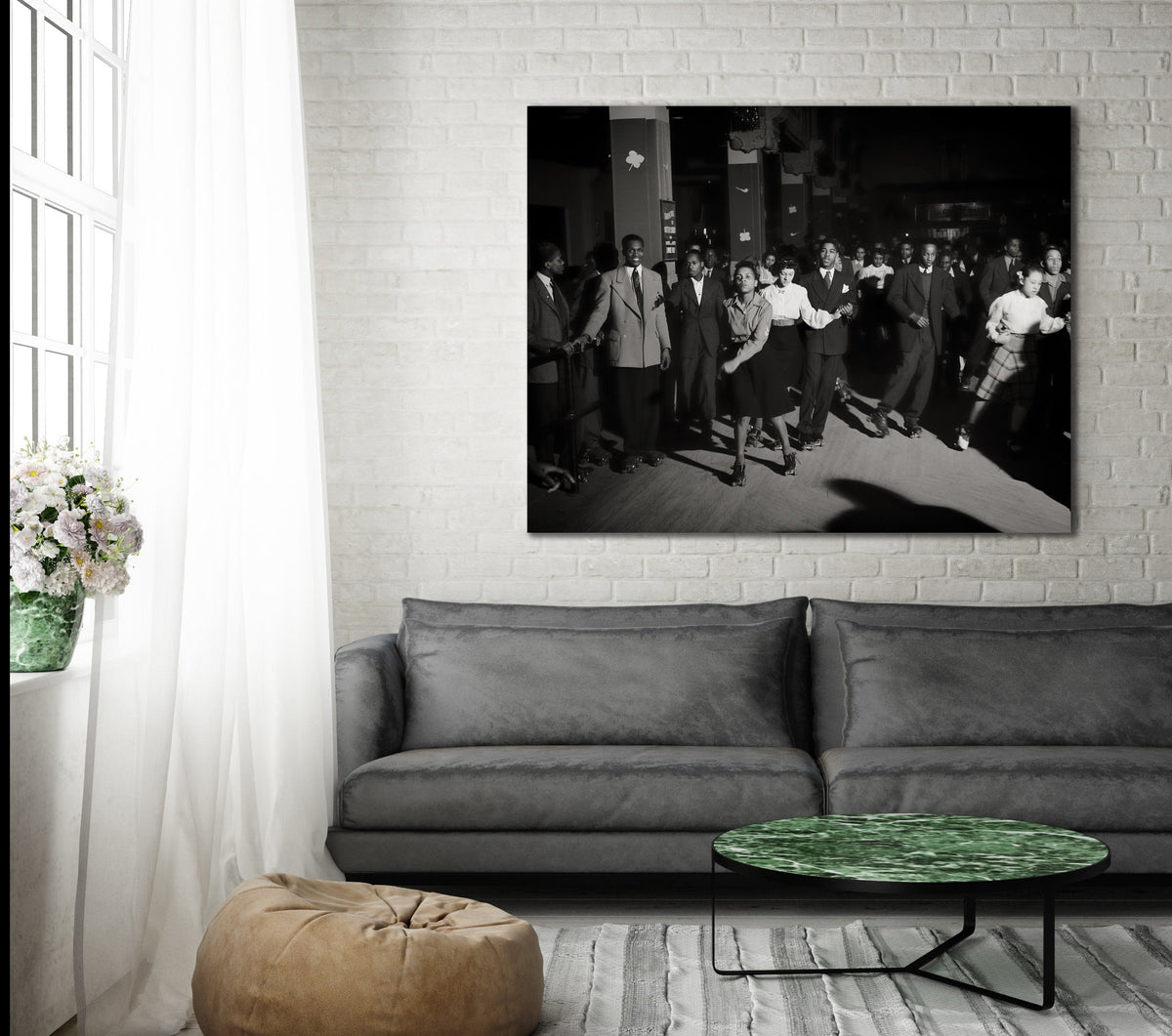 South Side Chicago Roller Skating, 1941, Russell Lee Historical Pix