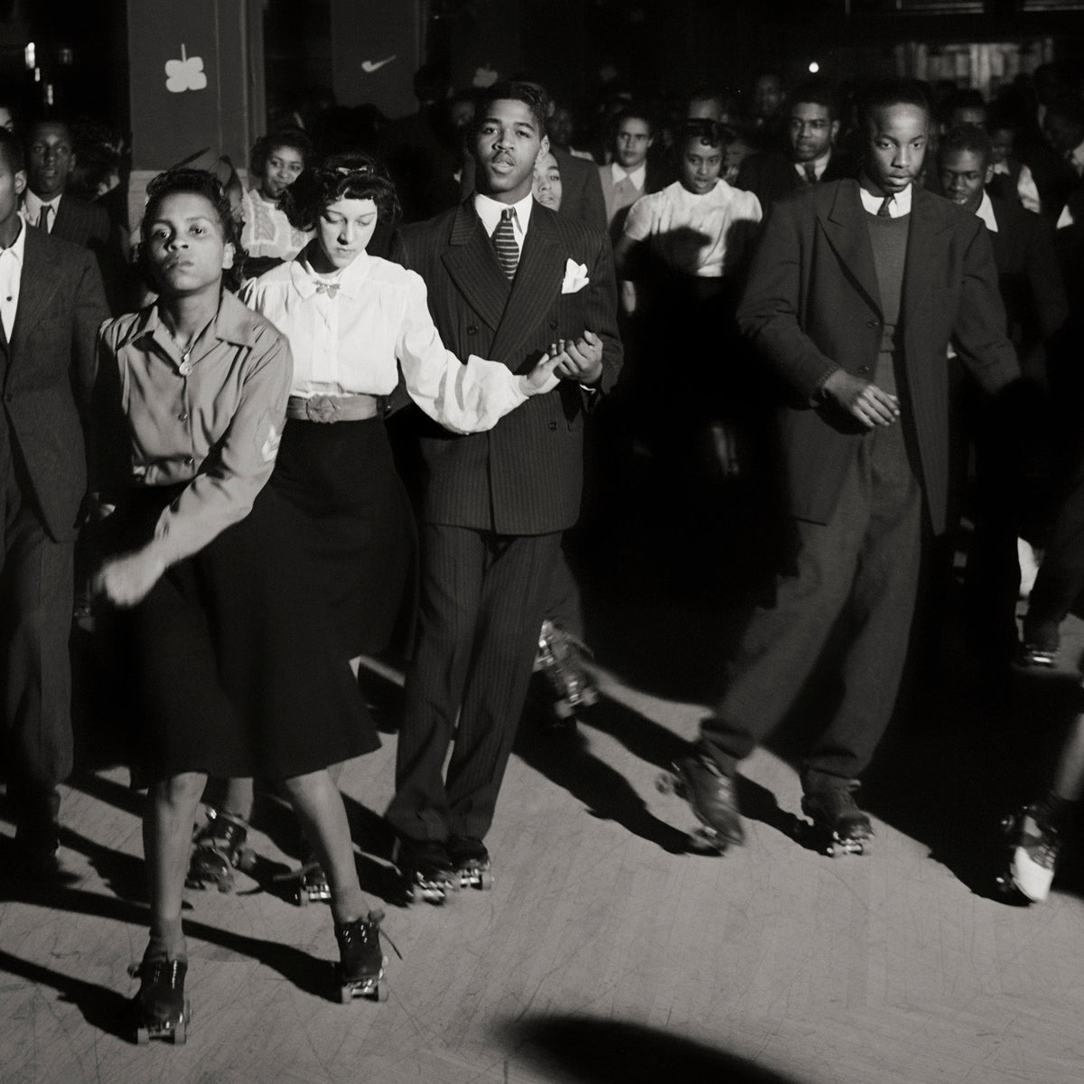 South Side Chicago Roller Skating, 1941, Russell Lee Historical Pix