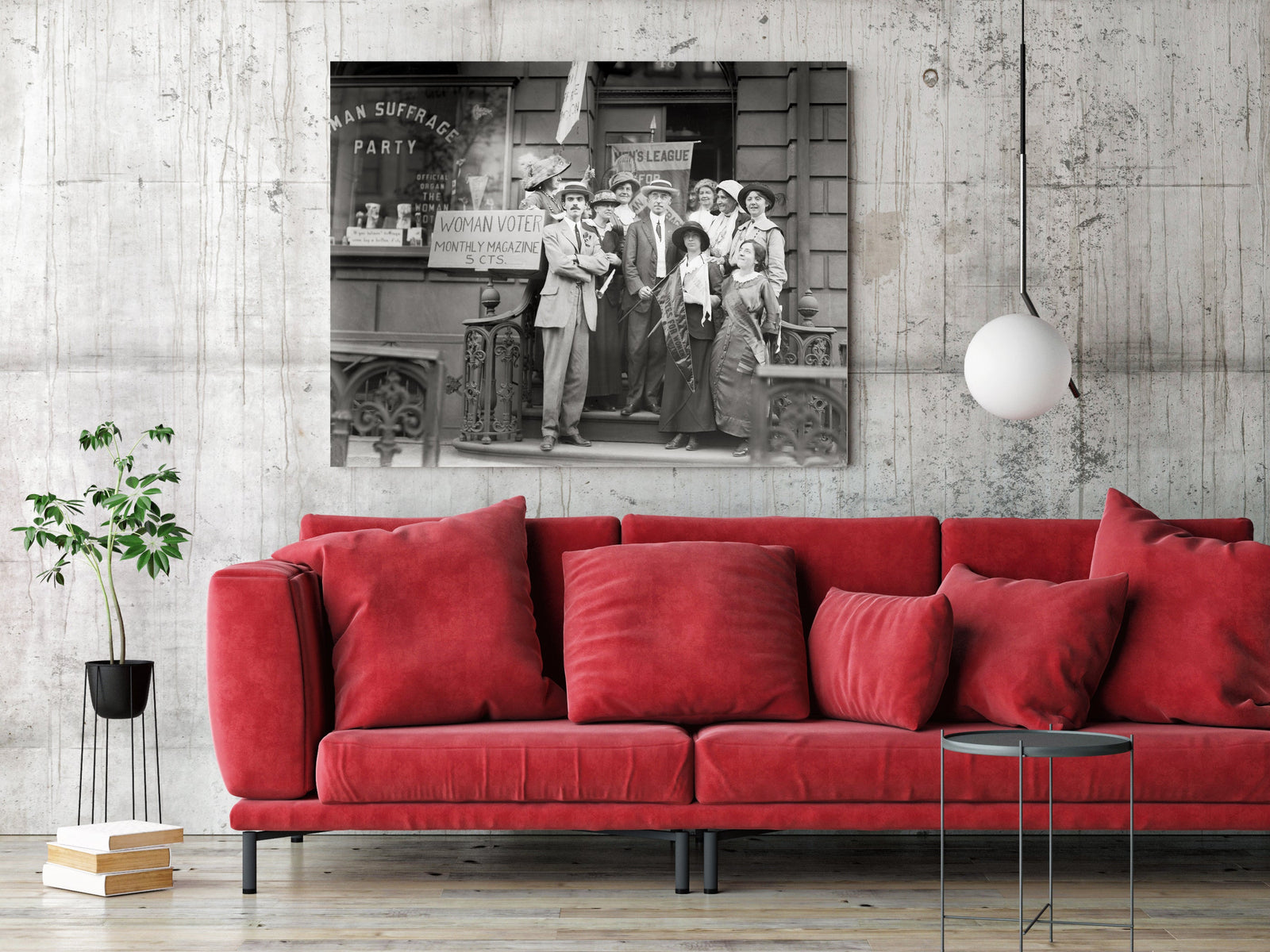 Suffragette Headquarters, Manhattan, NY, 1913 Historical Pix