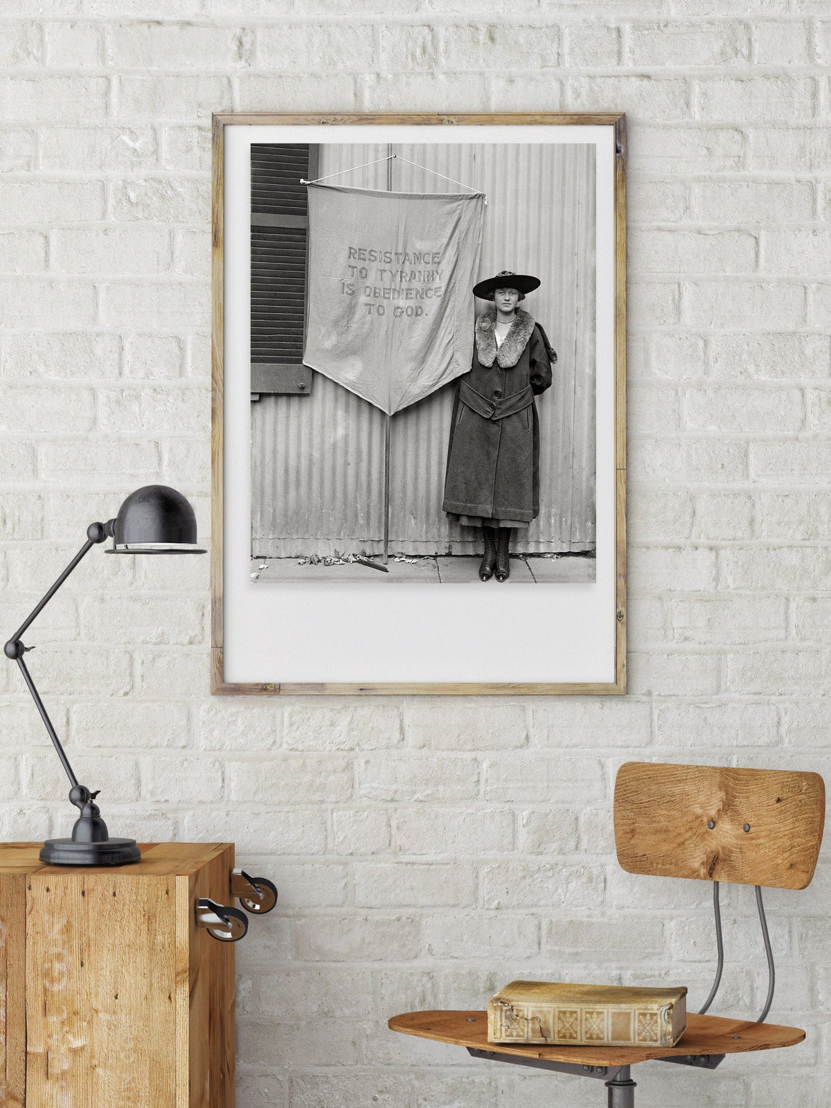 Suffragette Protesting Voting Rights, Equal Rights, 1914 Historical Pix