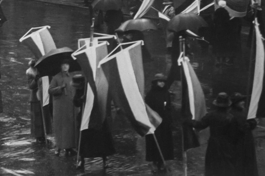 Suffragettes Grand Picket Protest, March 4, 1917 Historical Pix