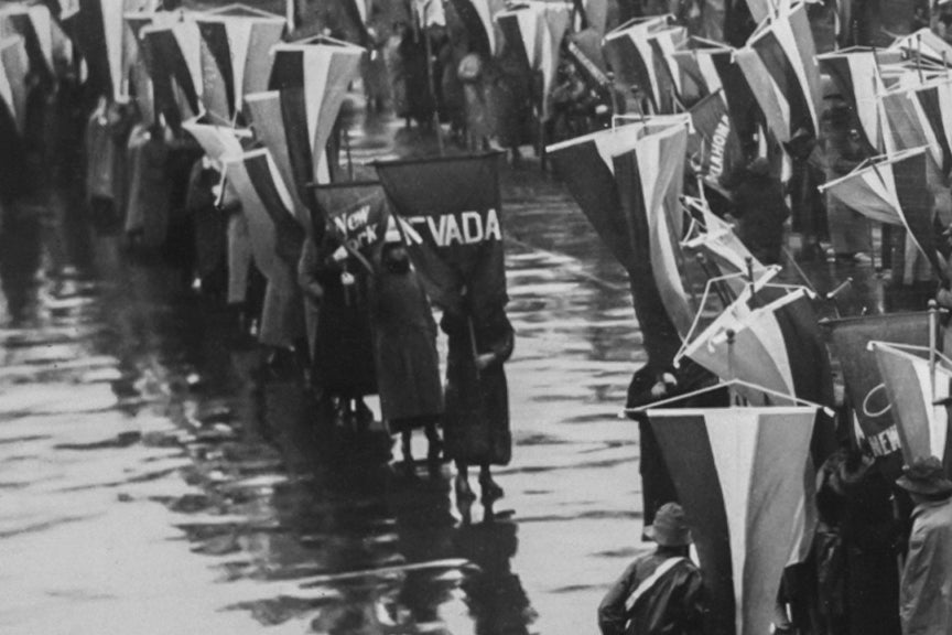 Suffragettes Grand Picket Protest, March 4, 1917 Historical Pix