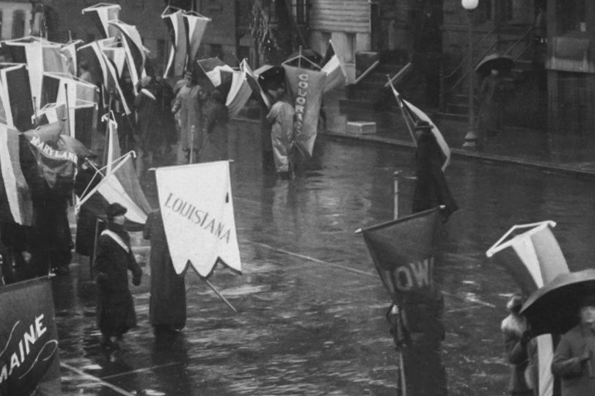 Suffragettes Grand Picket Protest, March 4, 1917 Historical Pix
