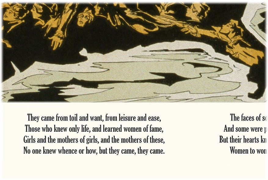 Suffragettes Protesting Poster, Women's Rights, 1915 Historical Pix