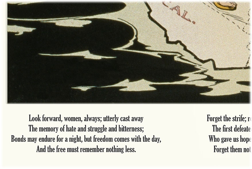 Suffragettes Protesting Poster, Women's Rights, 1915 Historical Pix