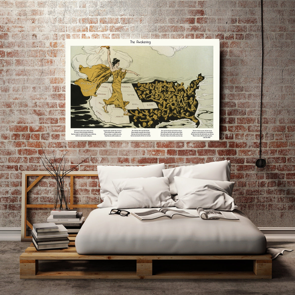 Suffragettes Protesting Poster, Women&#39;s Rights, 1915 Historical Pix