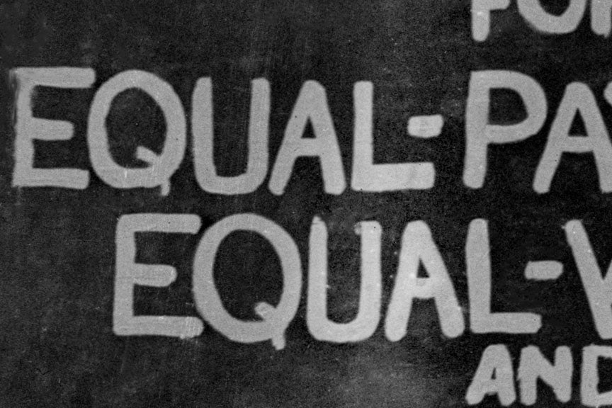 Suffragettes Protesting in Car, Flanked by Laughing Men. Early 1900s Photo Historical Pix