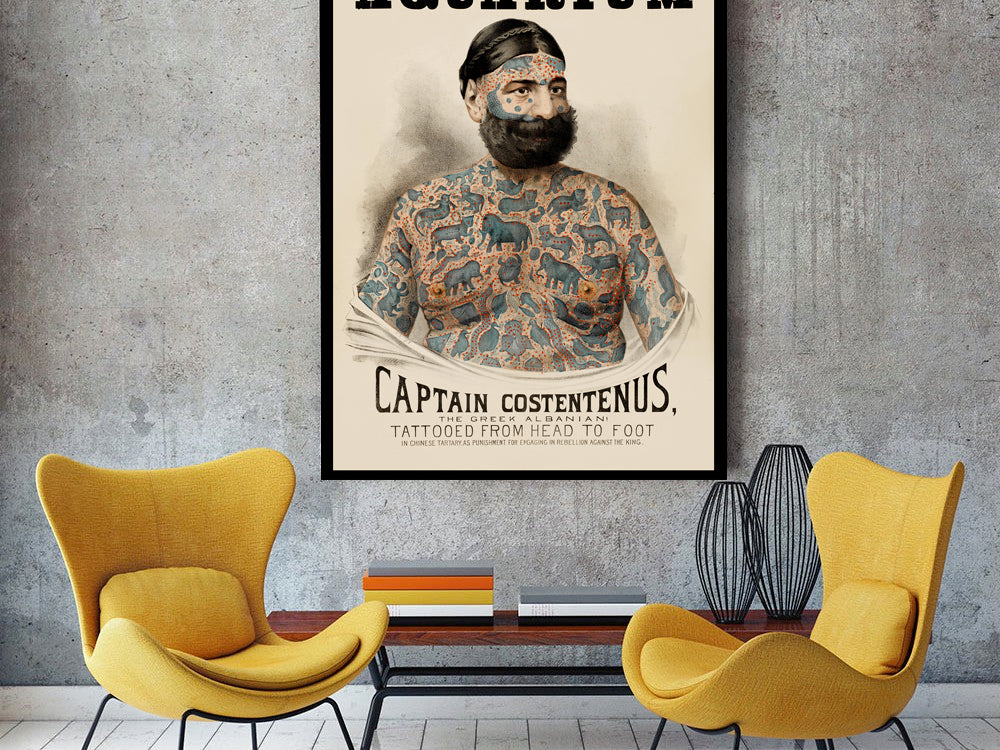 Tattoo Art, Captain Costentenus Historical Pix