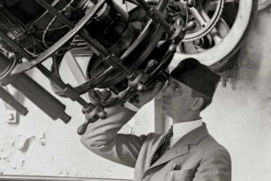 Telescope Photo, Professor Sees Cheese! 1929 Historical Pix