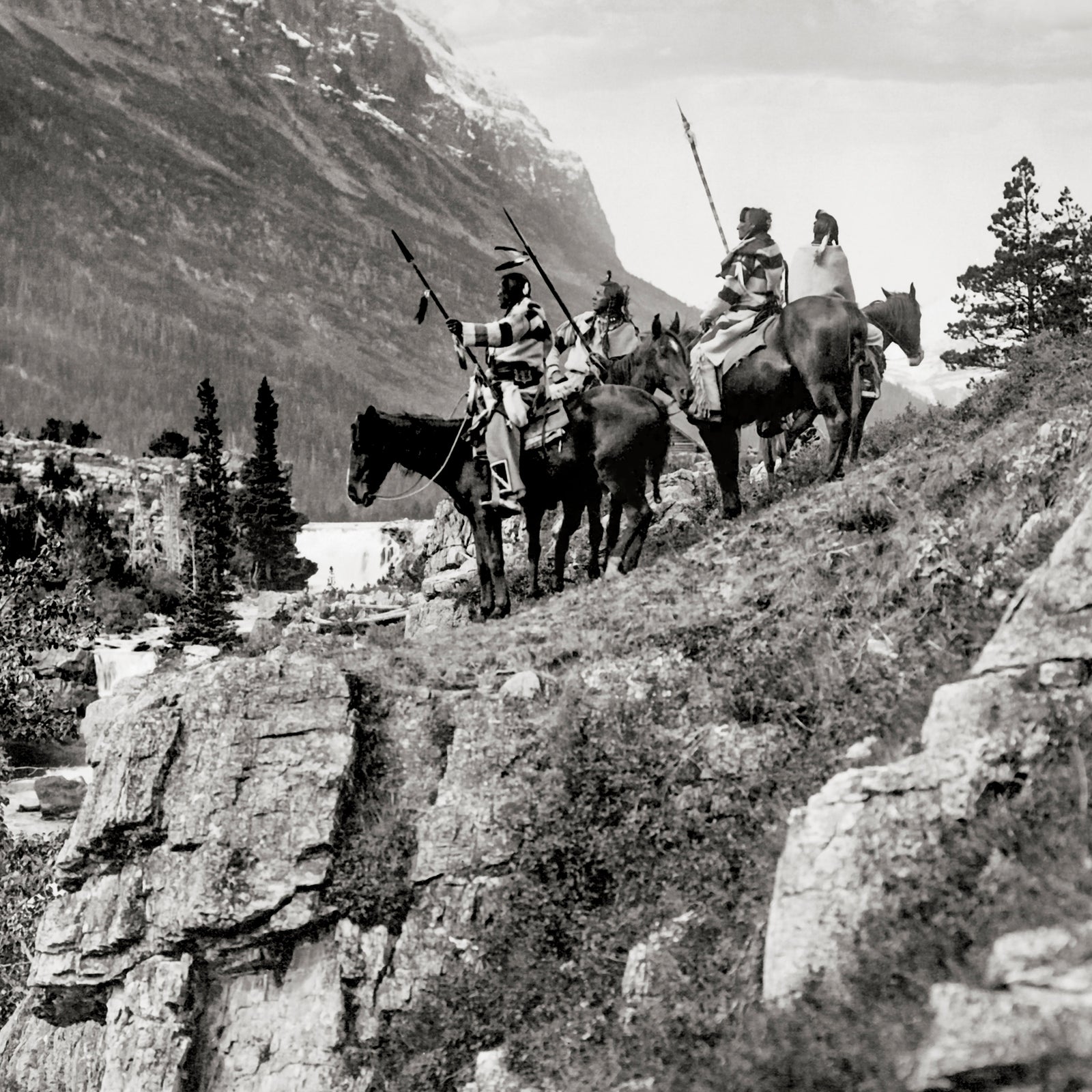 "The Landmark", Black White Photograph, 1912, Roland Reed Historical Pix