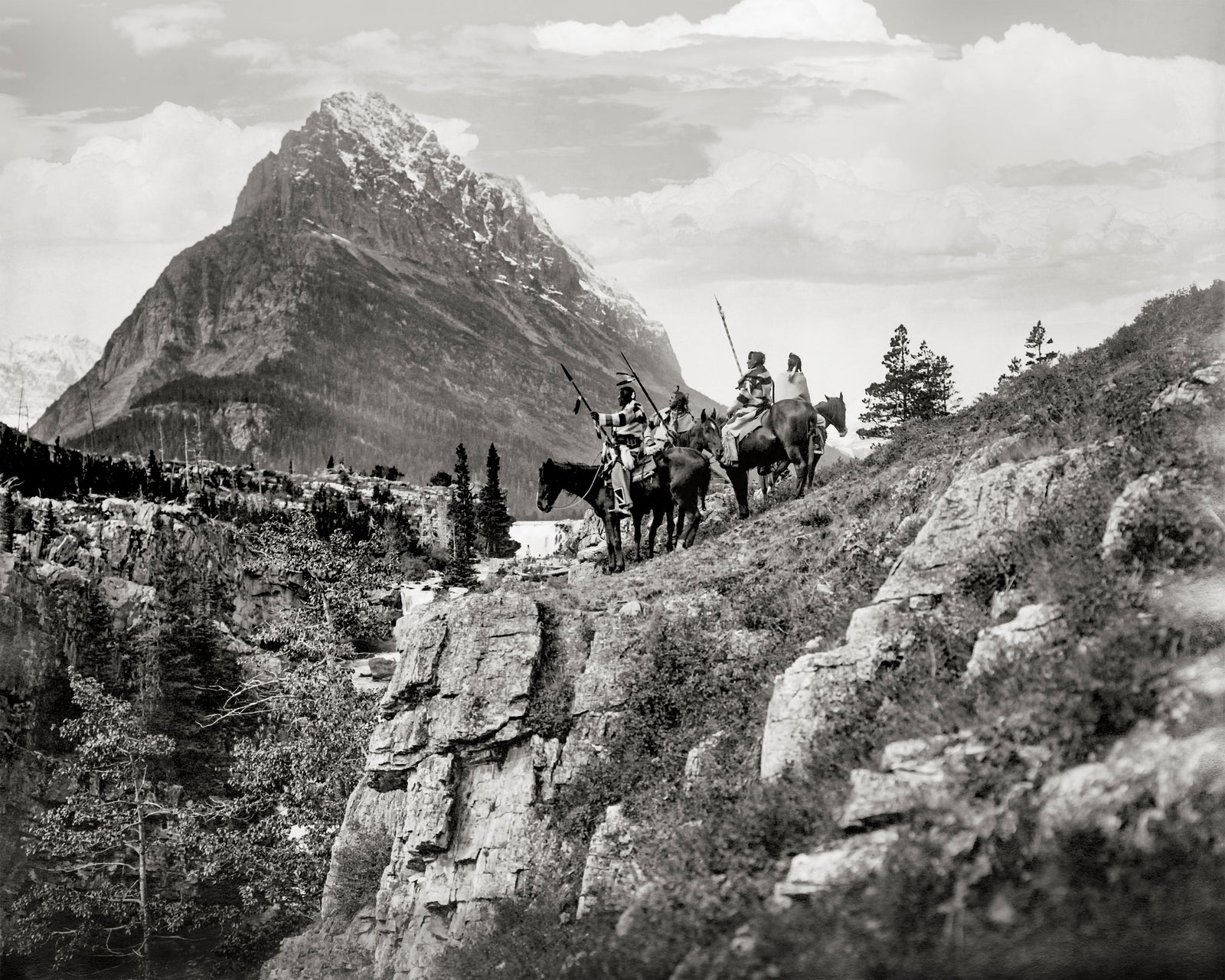 "The Landmark", Black White Photograph, 1912, Roland Reed Historical Pix