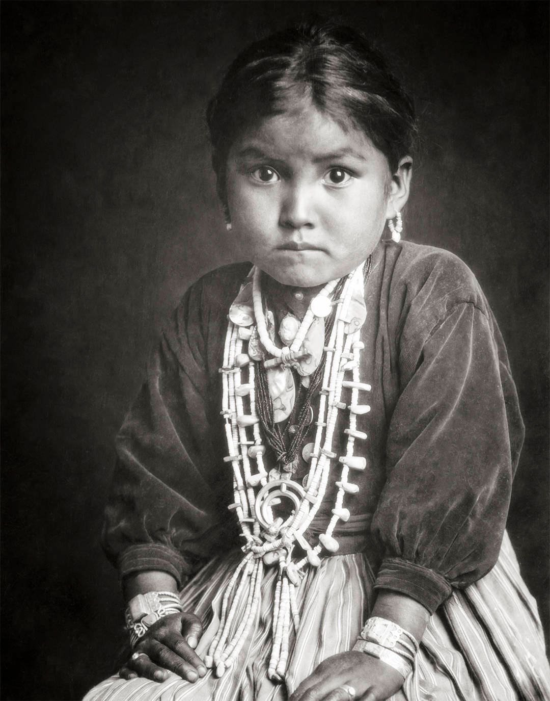 The Silversmith&#39;s Daughter, Navajo, 1910, New Mexico Photo Historical Pix