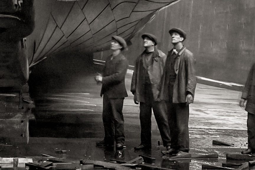The Titanic in Dry Dock, 1911, Photo Historical Pix