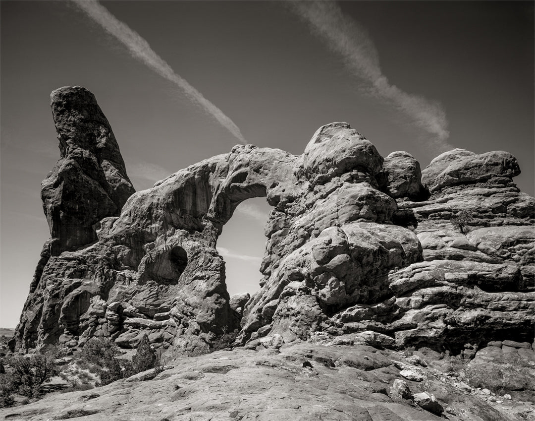 &quot;The Window&quot;, Sandstone Formation in Arches National Park, Utah Historical Pix