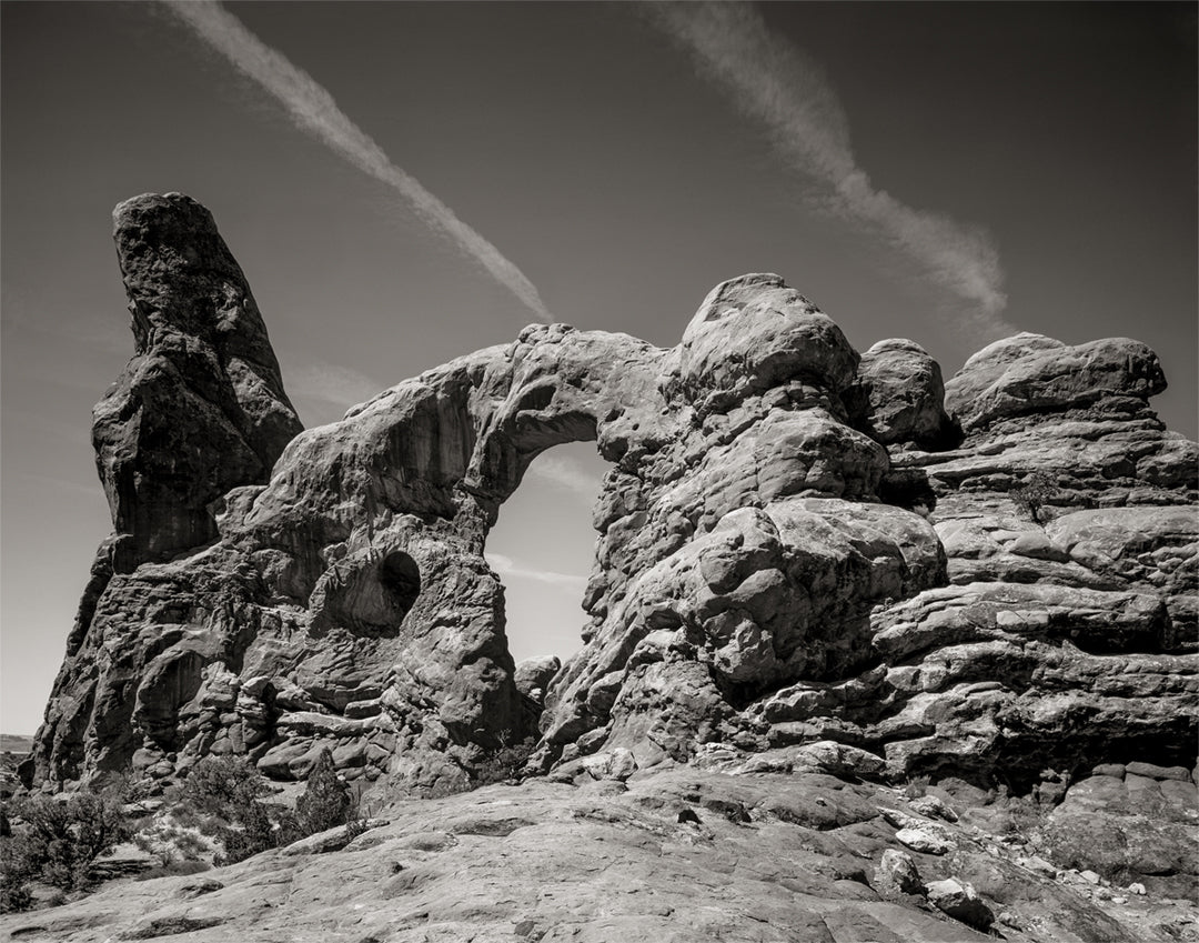 "The Window", Sandstone Formation in Arches National Park, Utah Historical Pix