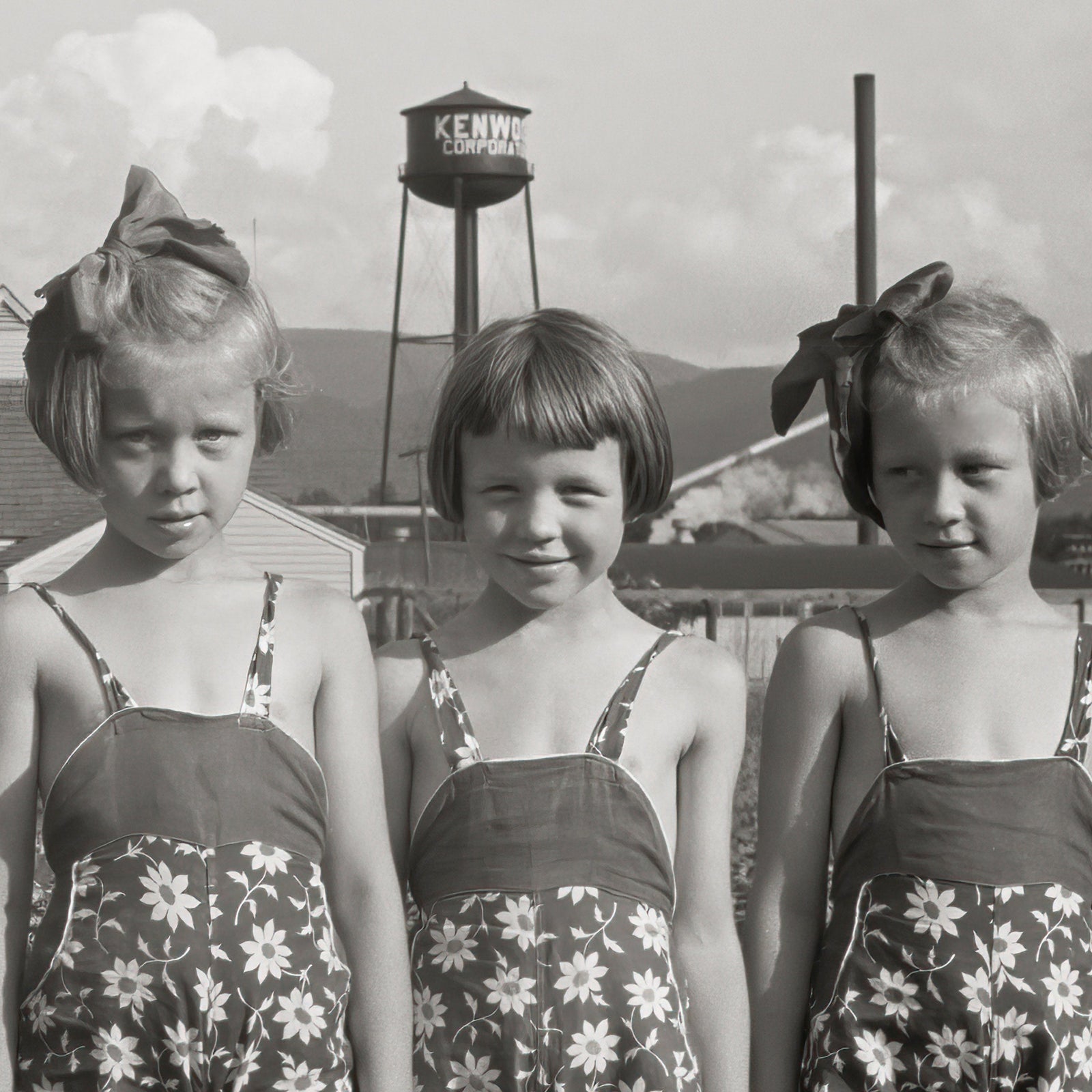 Three Farm Girls, Tygart, West Virginia, John Vachon, 1939 Historical Pix