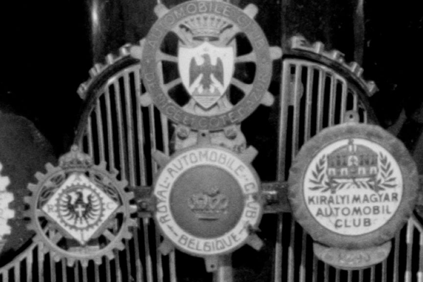 Tourist&#39;s Car With Car Club Badges, 1940s, Russell Lee Historical Pix