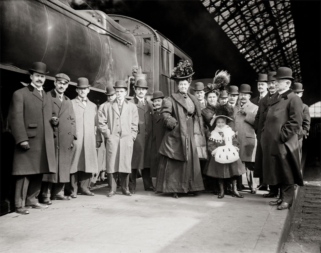 Train to Florida, 1910, Family Portrait Historical Pix