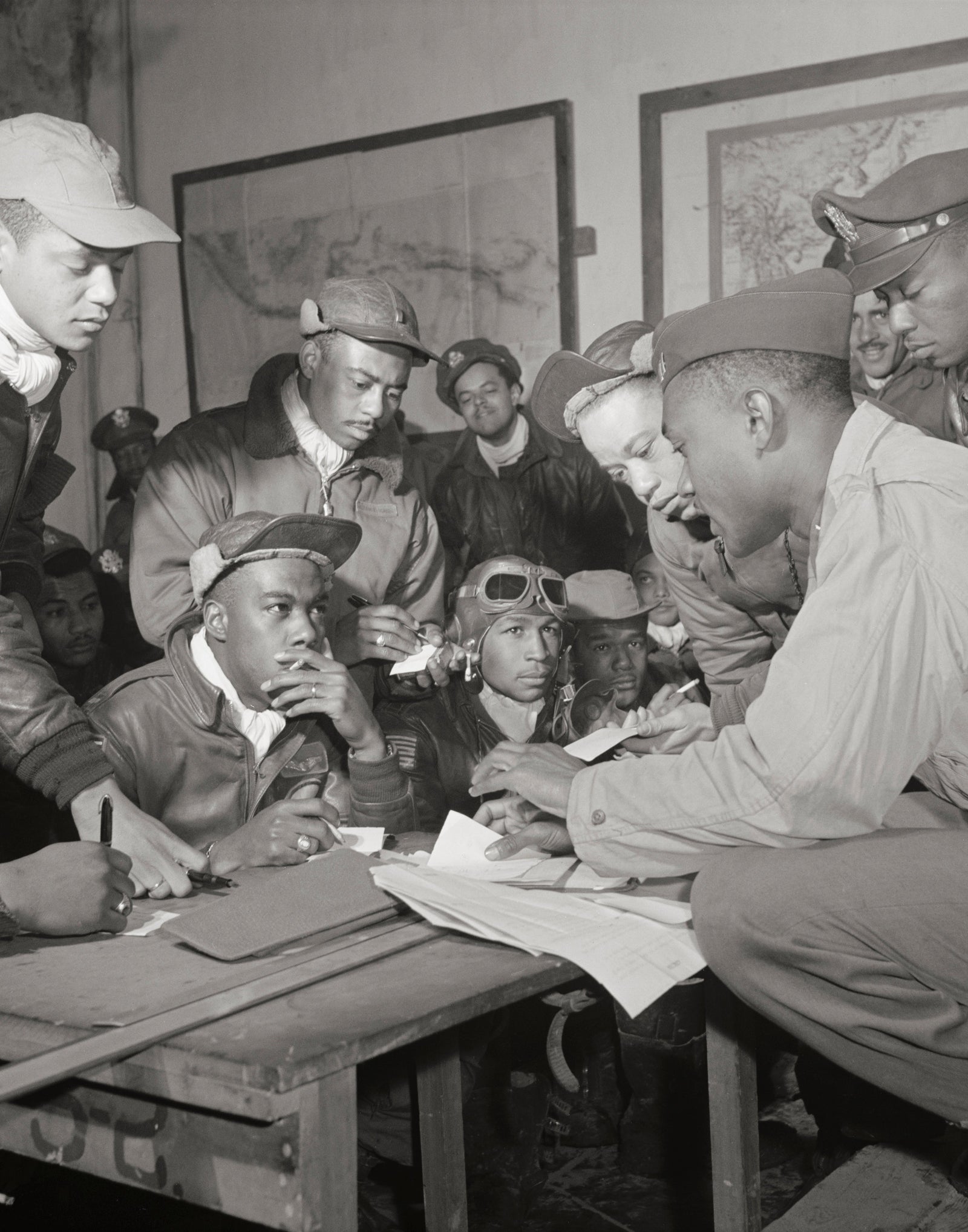 Tuskegee Airmen Photo, 1945, WWII Historical Pix