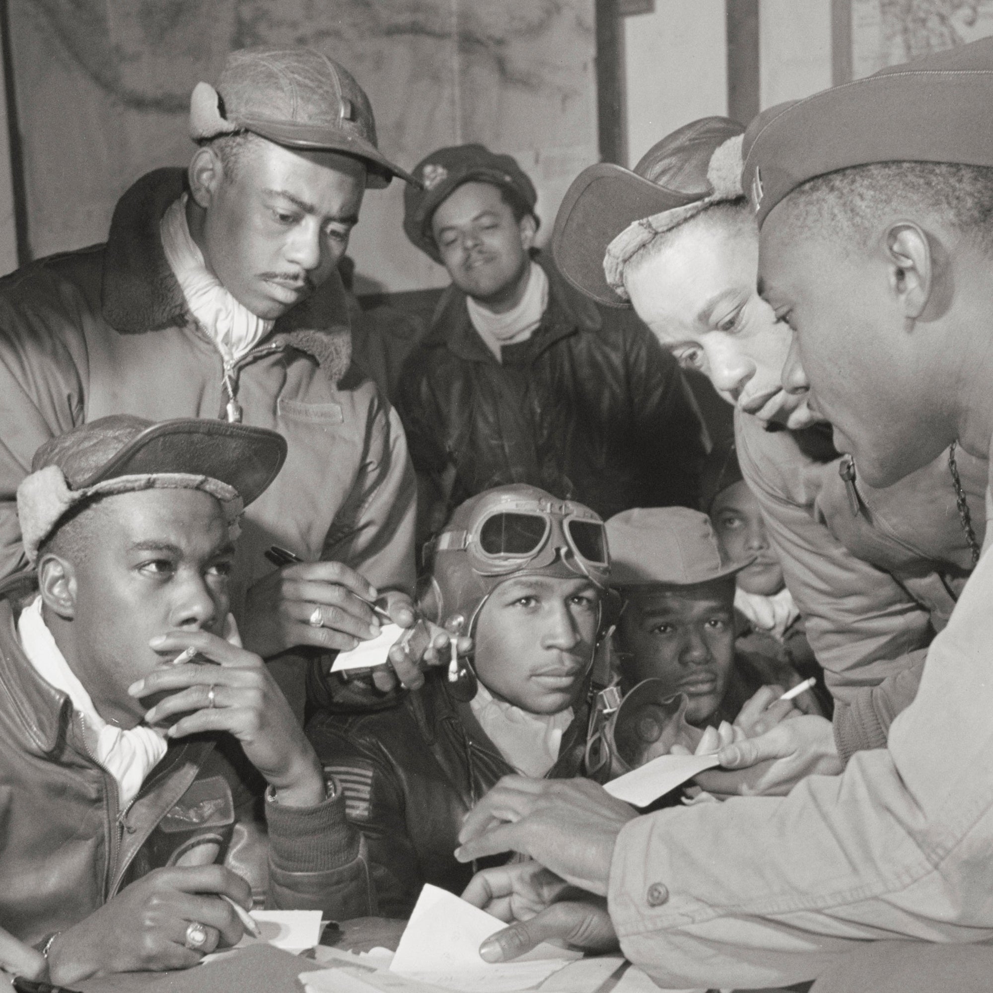 Tuskegee Airmen Photo, 1945, WWII Historical Pix