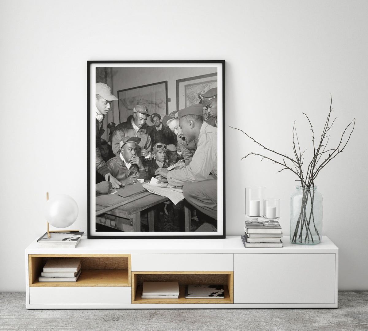 Tuskegee Airmen Photo, 1945, WWII Historical Pix