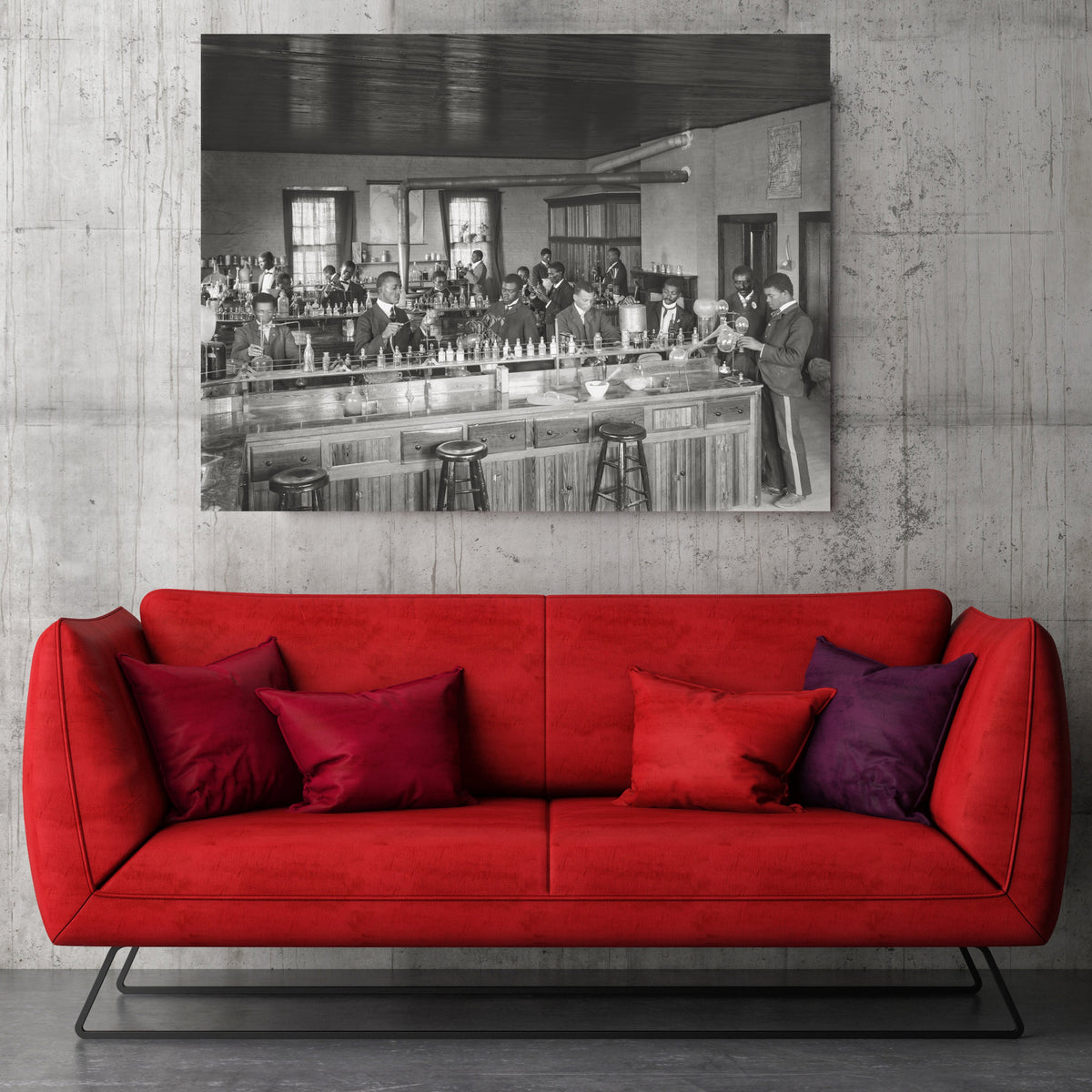 Tuskegee Institute Chemistry Students, 1902 Historical Pix