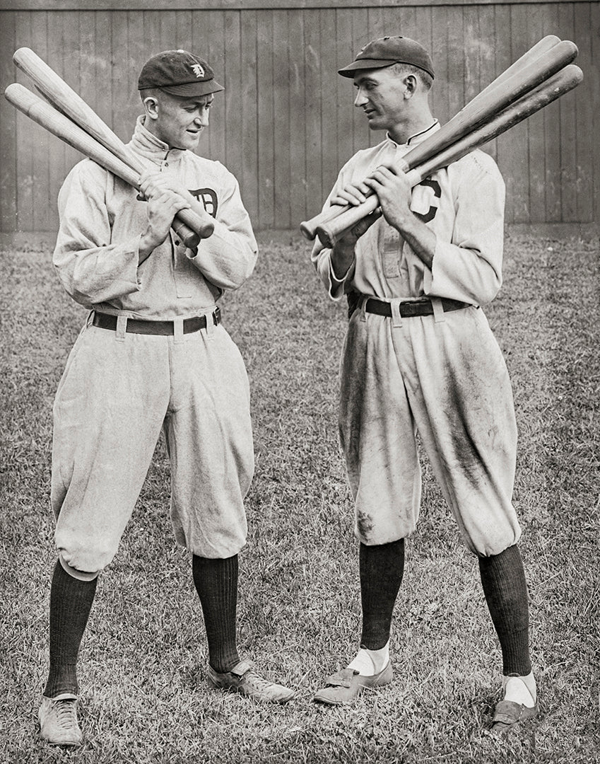 Ty Cobb & Shoeless Joe Jackson LE 1913 Historical Photo Archive