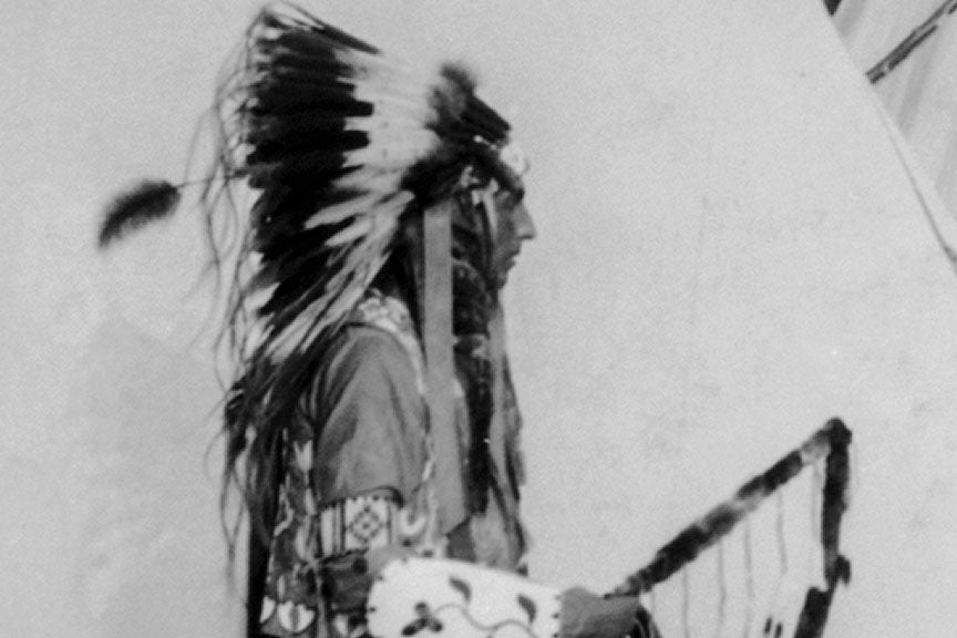 Umatilla Native American with Teepees, 1920 Photo Historical Pix