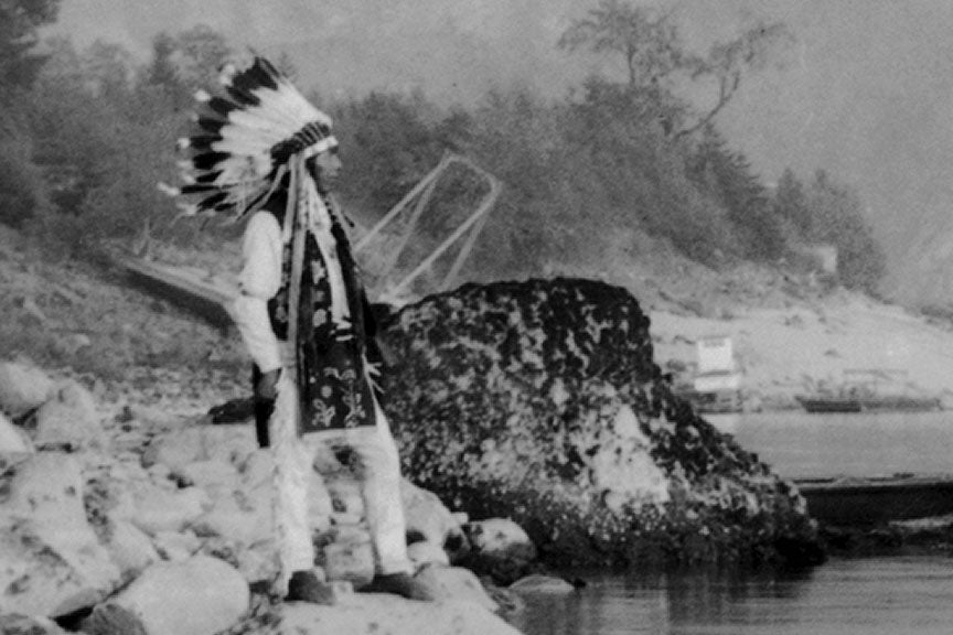 Umatilla Native American with Teepees, 1920 Photo Historical Pix