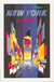 Vintage TWA New York Travel Poster Historical Pix