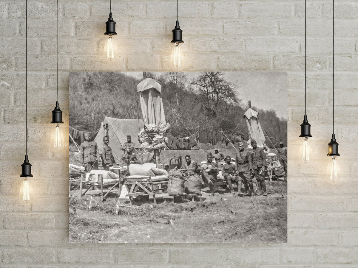 WWI African American Soldiers at Camp Historical Pix