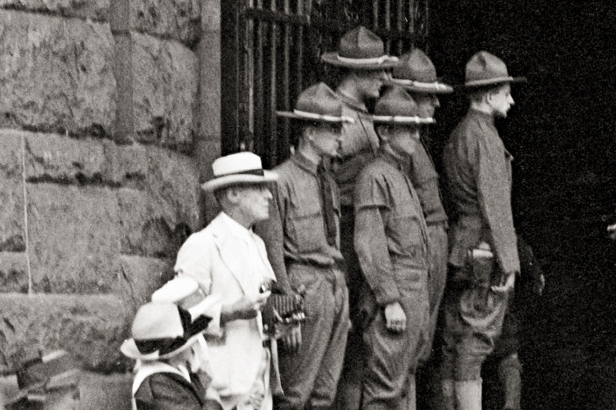 WWI Kilties in NY - Canadians Join NY&#39;s 71st Infantry, Enlistment 1917 Historical Pix