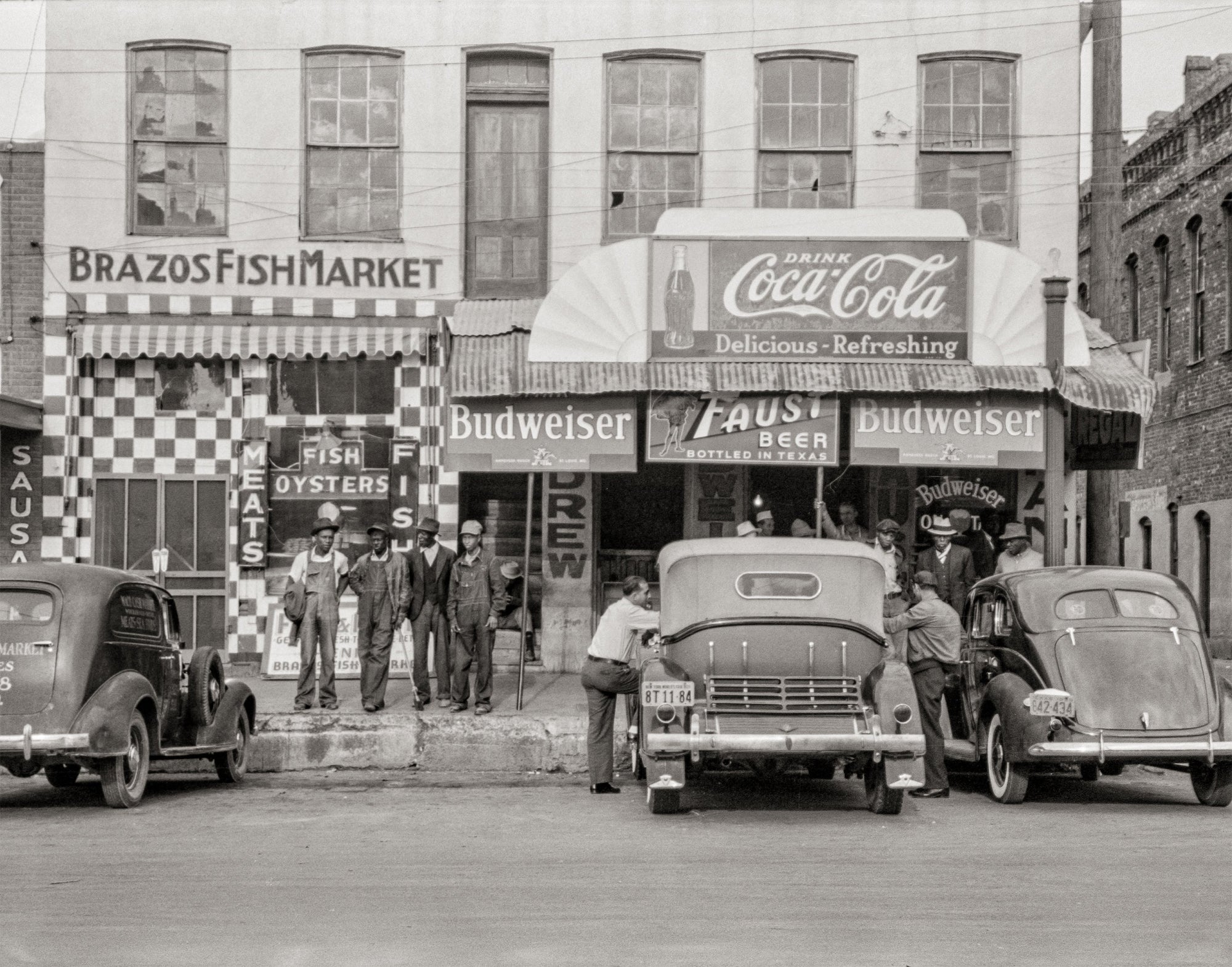Waco Texas Street Scene, 1939, Russell Lee Historical Pix