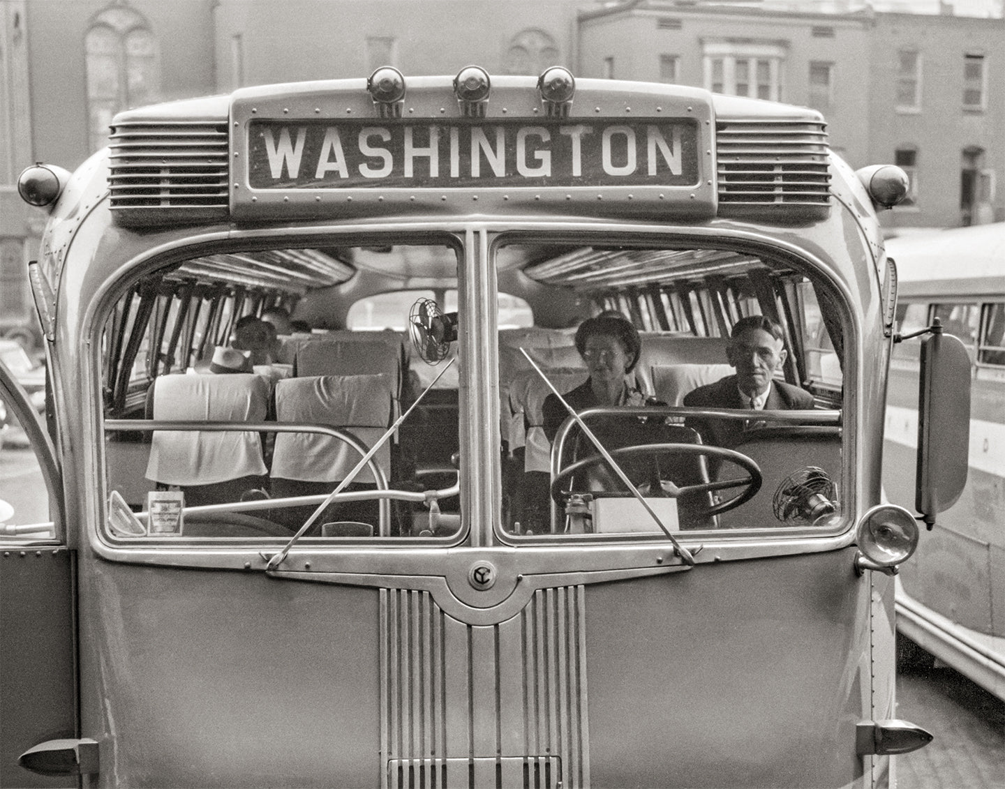 Washington DC Bus Photo, 1940 Historical Pix