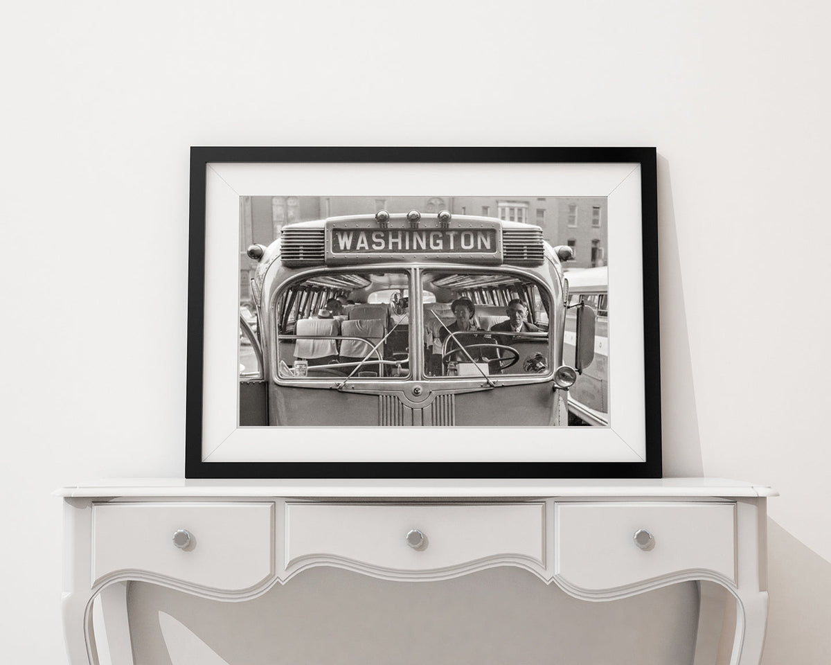 Washington DC Bus Photo, 1940 Historical Pix