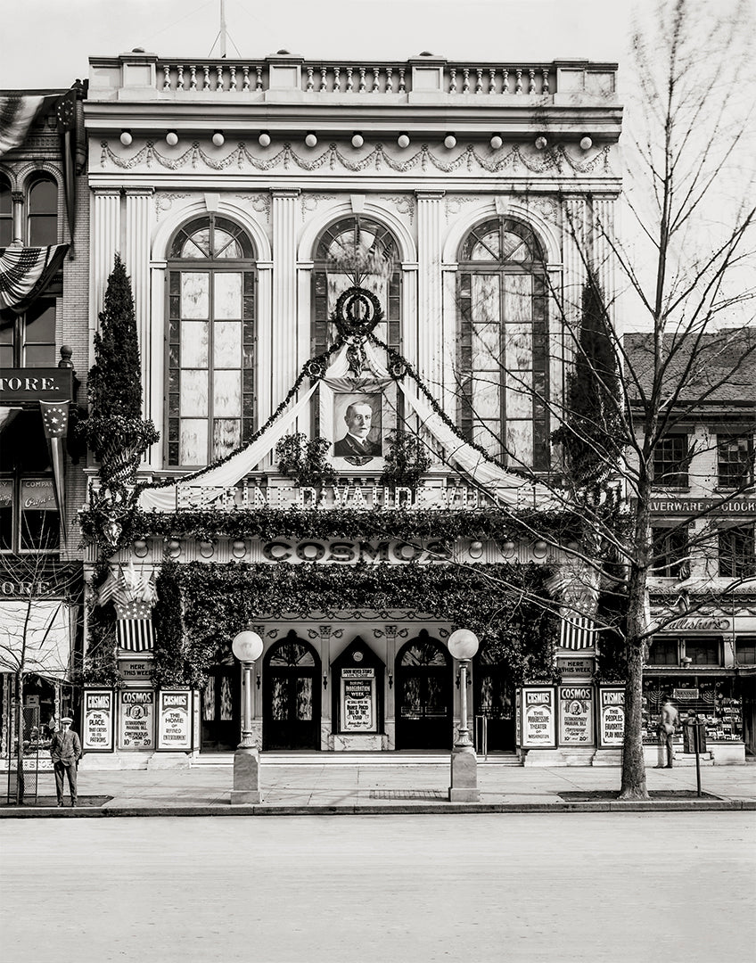 Washington DC, Cosmos Theatre, Pennsylvania Ave, Inauguration Week, 1917 Historical Pix