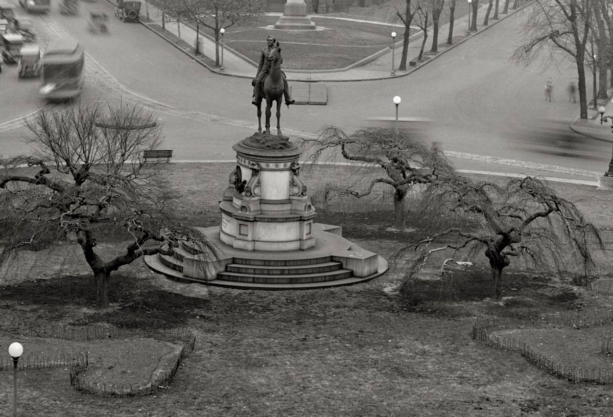 Washington DC, Thomas Circle, 1921 Historical Pix