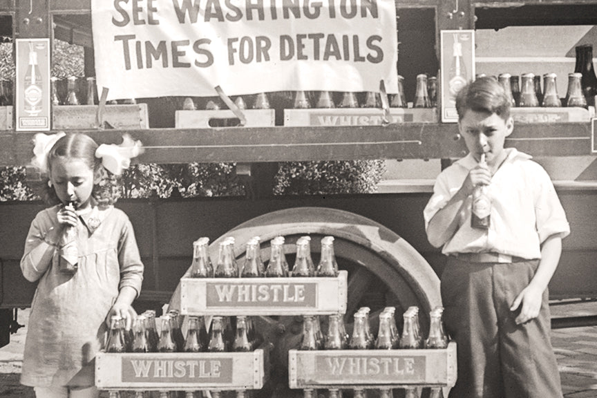 Whistle Soda Truck, Washington DC, 1920 Photo Historical Pix