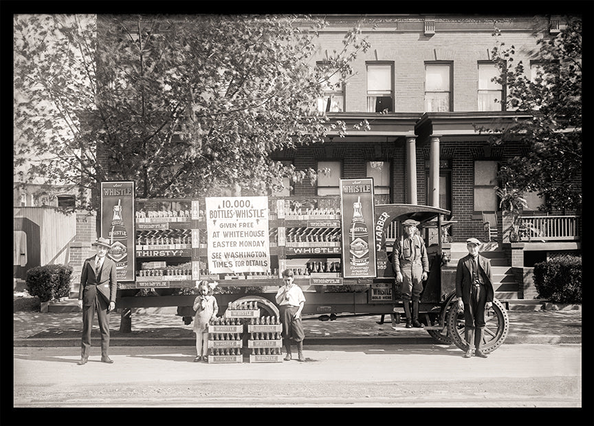 Whistle Soda Truck, Washington DC, 1920 Photo Historical Pix