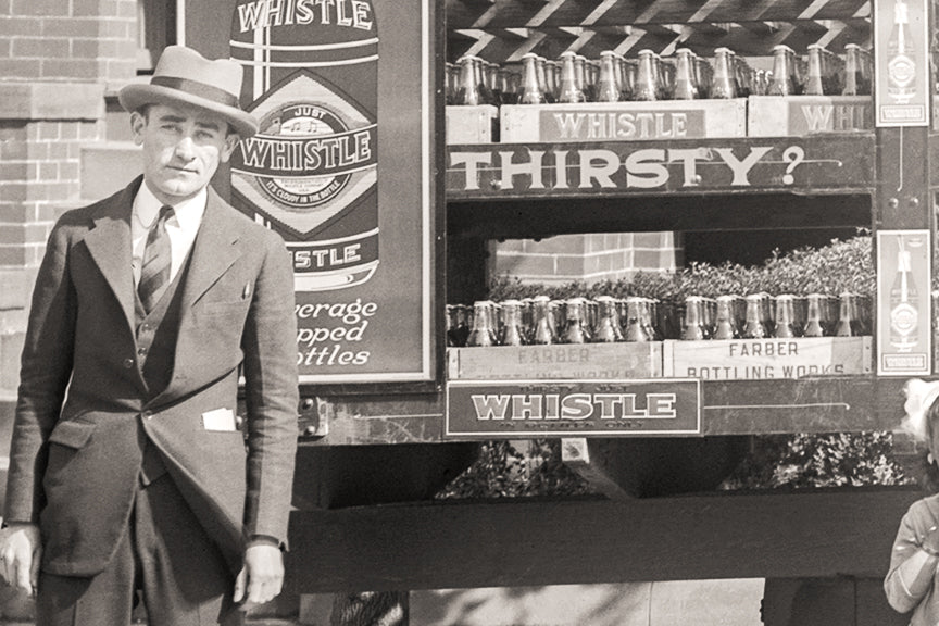 Whistle Soda Truck, Washington DC, 1920 Photo Historical Pix