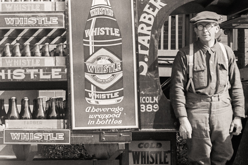 Whistle Soda Truck, Washington DC, 1920 Photo Historical Pix