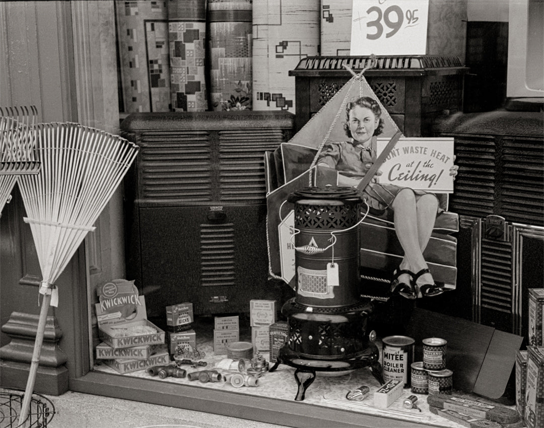 Windsor Locks Connecticut, Hardware Window Display, 1939 Historical Pix
