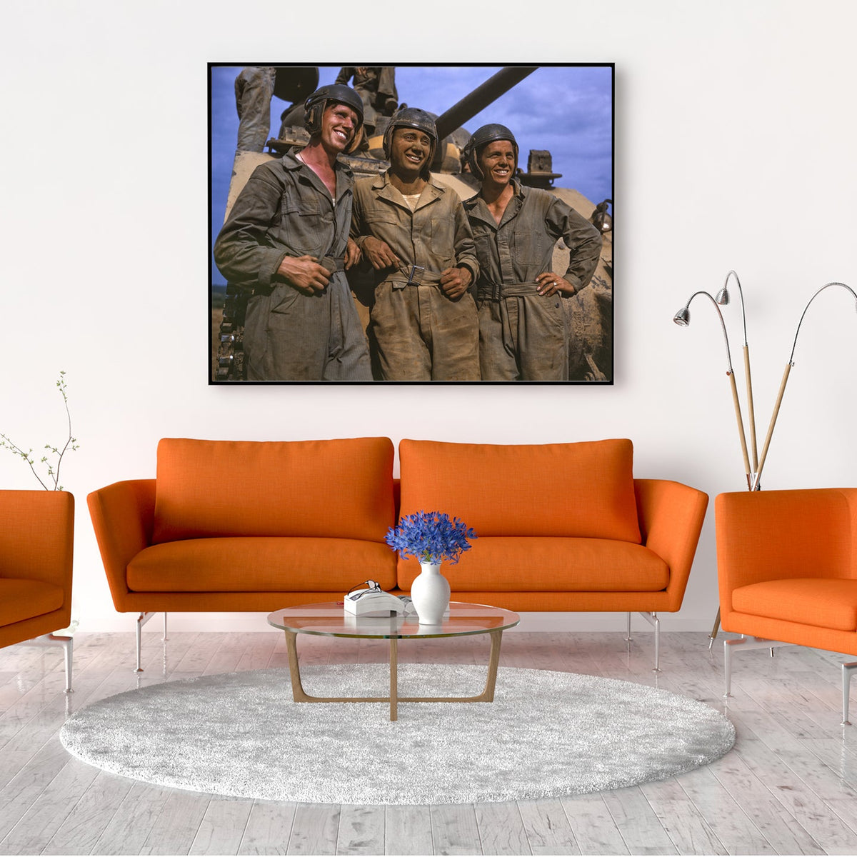 World War II Tank Crew Photo, 1942 Fort Knox, Kentucky Historical Pix