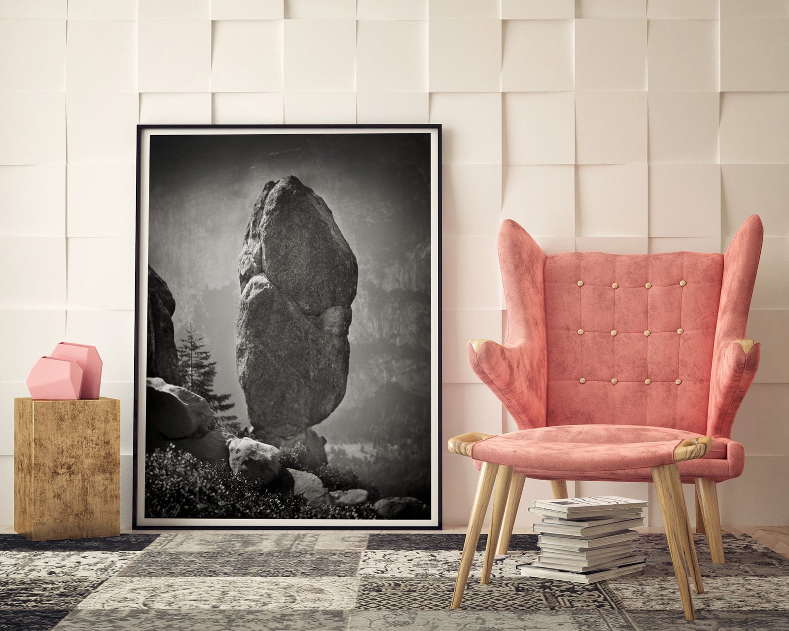 Yosemite Rock Formation, California, 1907 Historical Pix