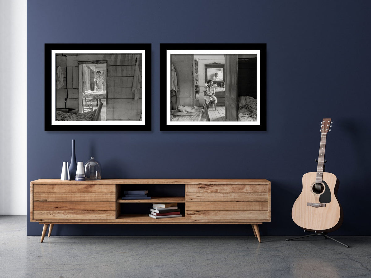 Young black girls, Greensboro, Georgia Wall Collection, by Jack Delano Historical Pix