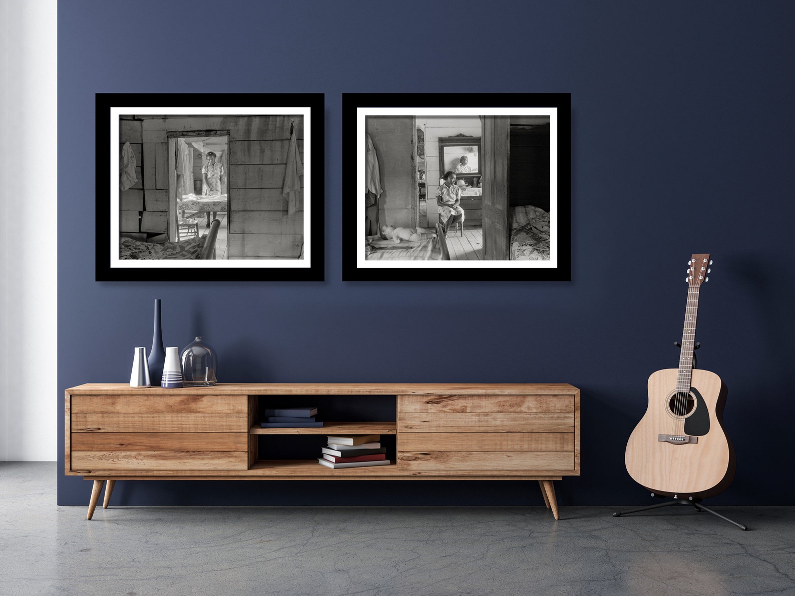 Young black girls, Greensboro, Georgia Wall Collection, by Jack Delano Historical Pix