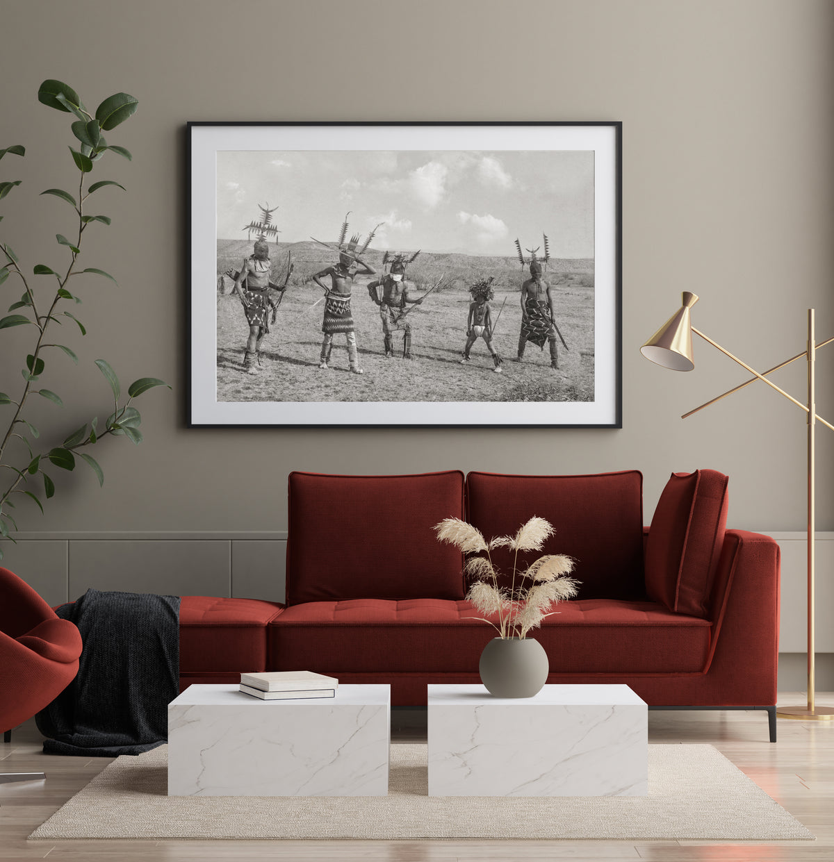 Apache Devil Dancers, aka Crown Dancers, Chiricahua, 1899