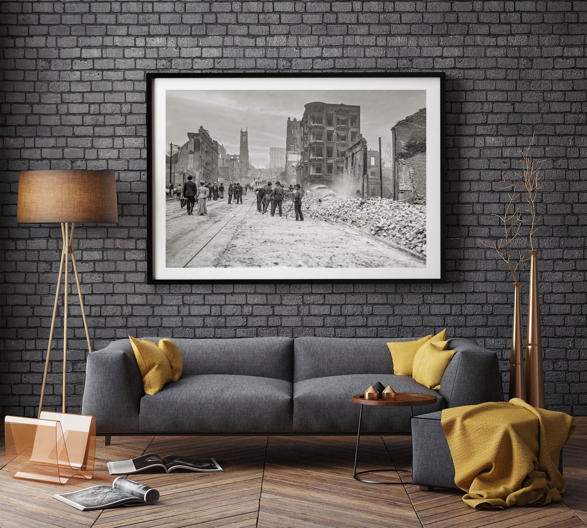 San Francisco Earthquake, Recovery, California Street, 1906